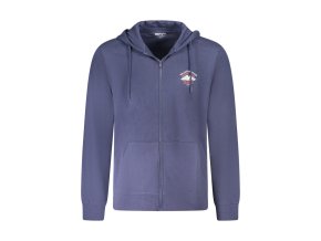 Pánska Mikina na zips Wrangler Modrá (Veľkosť S, Farba modrá)