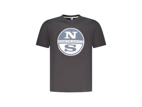 North Sails Perfektné Pánske Tričko Krátky Rukáv Čierna (Veľkosť S, Farba čierna)