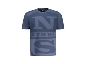 North Sails Perfektné Pánske Tričko Krátky Rukáv Modrá (Veľkosť S, Farba modrá)