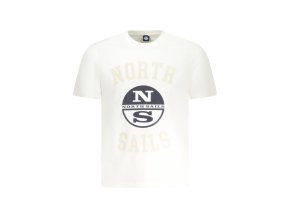 North Sails Perfektné Pánske Tričko Krátky Rukáv Biela (Veľkosť S, Farba Biela)