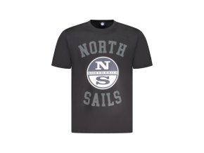 North Sails Perfektné Pánske Tričko Krátky Rukáv Čierna (Veľkosť S, Farba čierna)