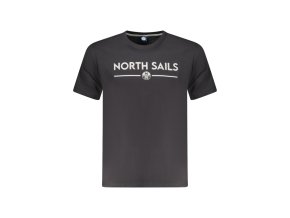 North Sails Perfektné Pánske Tričko Krátky Rukáv Čierna