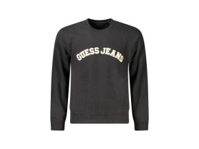 Pánska Mikina bez zipsu GUESS JEANS Čierna
