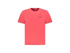 Pepe Jeans Perfektné Pánske Tričko Krátky Rukáv Červená (Veľkosť S, Farba červená)