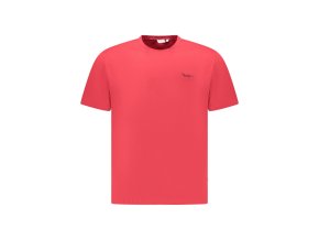 Pepe Jeans Perfektné Pánske Tričko Krátky Rukáv Červená (Veľkosť S, Farba červená)