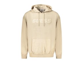Pánska Mikina bez zipsu GUESS JEANS Béžová (Veľkosť XS, Farba Bežová)