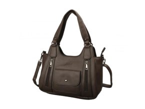 Elegantná kabelka dariya® 32x26x14cm tmavo hnedá (Farba Hnedá)