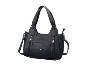 Elegantná kabelka dariya® 32x26x14cm tmavo modrá (Farba modrá)
