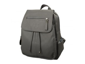 Noblesný Unisex Voľnočasový Batoh Dariya® 29x25x17cm sivá (Farba šedá)