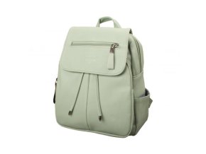 Noblesný Unisex Voľnočasový Batoh Dariya® 29x25x17cm mätovo zelená (Farba zelená)