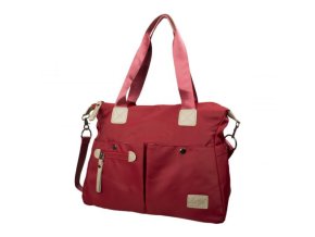 Veľká Elegantná Kabelka cez rameno dariya® 40x30x16cm bordová (Farba červená)