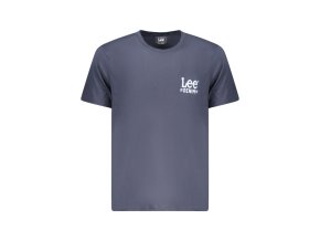 LEE Perfektné Pánske Tričko Krátky Rukáv Modrá (Veľkosť M, Farba modrá)