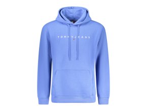 Pánska Mikina bez zipsu Tommy Hilfiger Modrá (Veľkosť M, Farba modrá)
