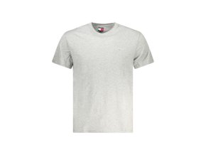 Tommy Hilfiger Perfektné Pánske Tričko Krátky Rukáv Šedá (Veľkosť L, Farba šedá)