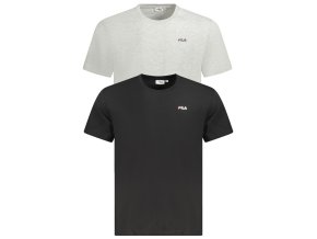 Fila Perfektné Pánske Tričko Krátky Rukáv Čierna (Veľkosť S, Farba čierna)