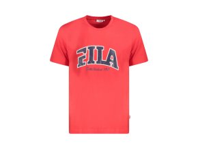 Fila Perfektné Pánske Tričko Krátky Rukáv Červená (Veľkosť S, Farba červená)