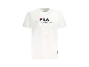 Fila Perfektné Pánske Tričko Krátky Rukáv Biela