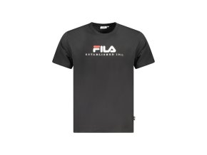 Fila Perfektné Pánske Tričko Krátky Rukáv Čierna (Veľkosť S, Farba čierna)