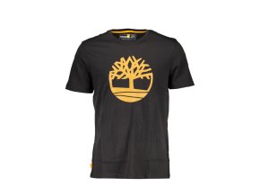 Timberland Perfektné Pánske Tričko Krátky Rukáv Čierna (Veľkosť M, Farba čierna)