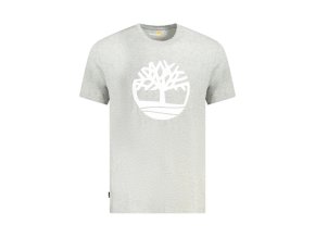 Timberland Perfektné Pánske Tričko Krátky Rukáv Šedá (Veľkosť S, Farba šedá)