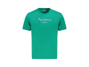 Pepe Jeans Perfektné Pánske Tričko Krátky Rukáv Zelená (Veľkosť L, Farba zelená)