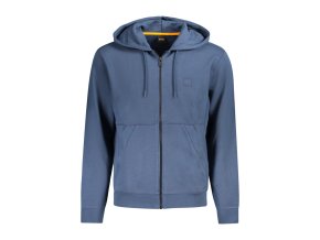 Pánska Mikina na zips Boss Modrá (Veľkosť S, Farba modrá)