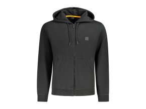 Pánska Mikina na zips Boss Čierna (Veľkosť S, Farba čierna)