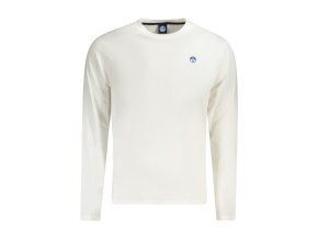 North Sails Perfektné Pánske Tričko Dlhý Rukáv Biela (Veľkosť XL, Farba Biela)