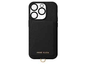 Kryt Anne Klein pre iPhone 14 Pro čierny WK/4016BKBK14PRO
