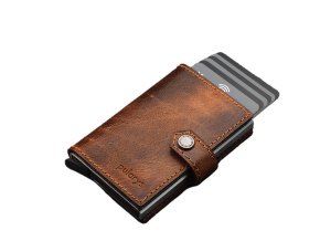 Pularys Pánska kožená peňaženka Easy Brown 210331007