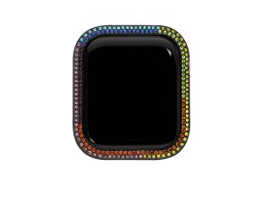 Puzdro Steve Madden pre Apple Watch strieborné so 40 mm kryštálmi