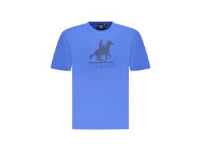 U.S. GRAND POLO Perfektné Pánske Tričko Krátky Rukáv Modrá (Veľkosť S, Farba modrá)