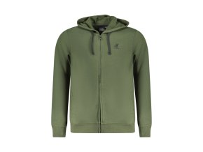 Pánska Mikina na zips U.S. GRAND POLO Zelená (Veľkosť S, Farba zelená)