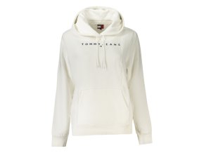 Dámska Mikina bez zipsu Tommy Hilfiger Biela (Veľkosť XS, Farba Biela)