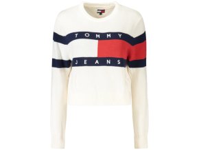 Tommy Hilfiger Štýlový Dámsky Pulóver Biela