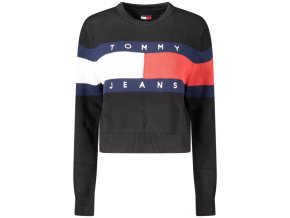 Tommy Hilfiger Štýlový Dámsky Pulóver Čierna (Veľkosť XS, Farba čierna)