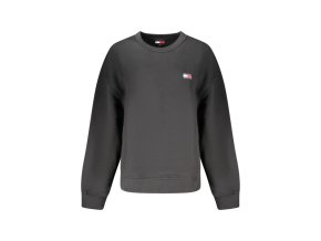 Dámska Mikina bez zipsu Tommy Hilfiger Čierna (Veľkosť XS, Farba čierna)