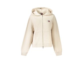 Dámska Mikina so zipsom Tommy Hilfiger Béžová (Veľkosť XS, Farba Bežová)