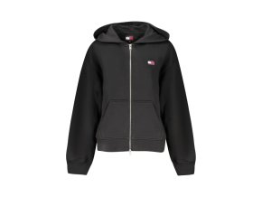 Dámska Mikina so zipsom Tommy Hilfiger Čierna (Veľkosť XS, Farba čierna)