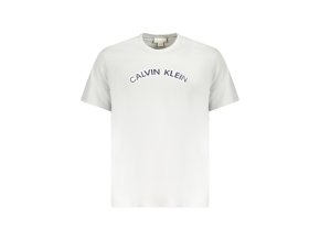 Calvin Klein Perfektné Pánske Tričko Krátky Rukáv Šedá (Veľkosť L, Farba šedá)