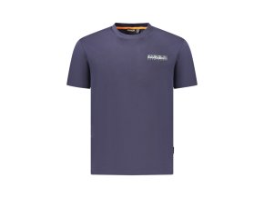 Napapijri Perfektné Pánske Tričko Krátky Rukáv Modrá (Veľkosť S, Farba modrá)