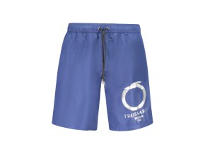 TRUSSARDI Perfektné Pánske Športové Nohavice Modrá (Veľkosť S, Farba modrá)