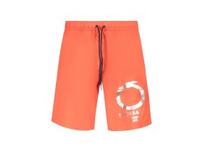 TRUSSARDI Perfektné Pánske Športové Nohavice Červená (Veľkosť S, Farba červená)