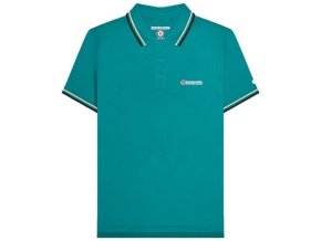 Lambretta Lambretta Pánska polokošeľa s dvojitou špičkou SS1608-DEEP LAGOON