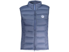 North Sails Perfektná Dámska Zimná Bunda bez Rukávov Modrá