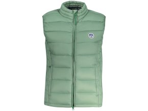 North Sails Perfektná Dámska Zimná Bunda bez Rukávov Zelená