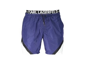 KARL LAGERFELD BEACHWEAR Perfektné Pánske Plavky Modrá (Veľkosť S, Farba modrá)