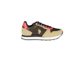 U.S. POLO ASSN. Us Polo Assn športová obuv pre deti hnedá (Veľkosť 27, Farba Hnedá)