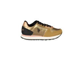U.S. POLO ASSN. Us Polo Assn športová obuv pre deti Gold (Veľkosť 27, Farba zlatá)