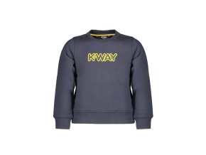 K-WAY K Way Detská mikina bez zipsu Blue (Veľkosť 12A, Farba modrá)
